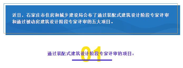 石家莊市五個項(xiàng)目通過裝配式建筑設(shè)計階段和被動房建筑設(shè)計階段的專家評審